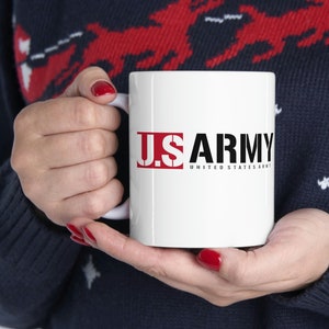 US Army mug, military cup, soldier gift, army gift, soldier mug, combat cup