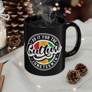Juneteenth mug, Juneteenth gift, Freedom cup, Emancipation gift, Independence mug, Black culture cup