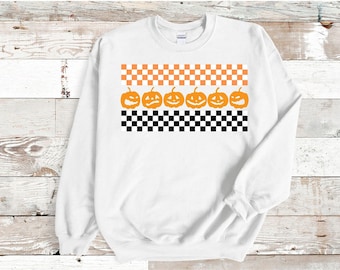 Pumpkin Sweatshirt, Pumpkin Sweater, Jack-o-Lantern Sweatshirt, Halloween Crewneck Sweatshirt, Halloween Sweater, Spooky Season, Fall Shirts