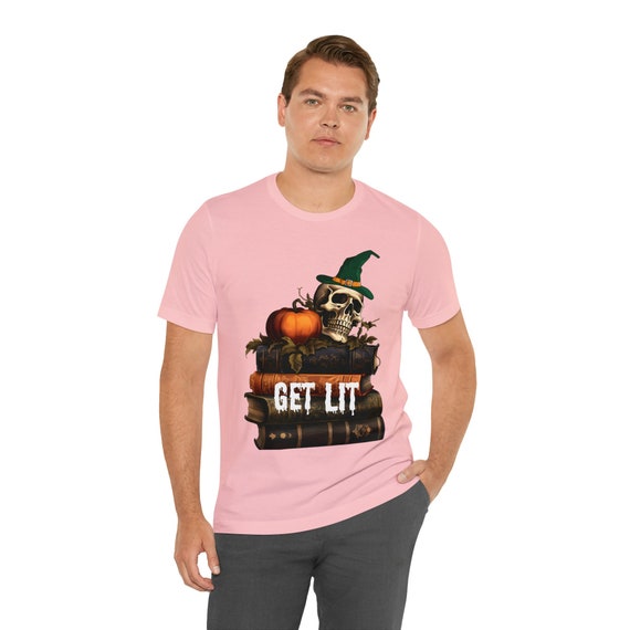 Halloween get lit shirt, Halloween literature t shirt, Get lit shirt, Halloween gift, reading t-shirt