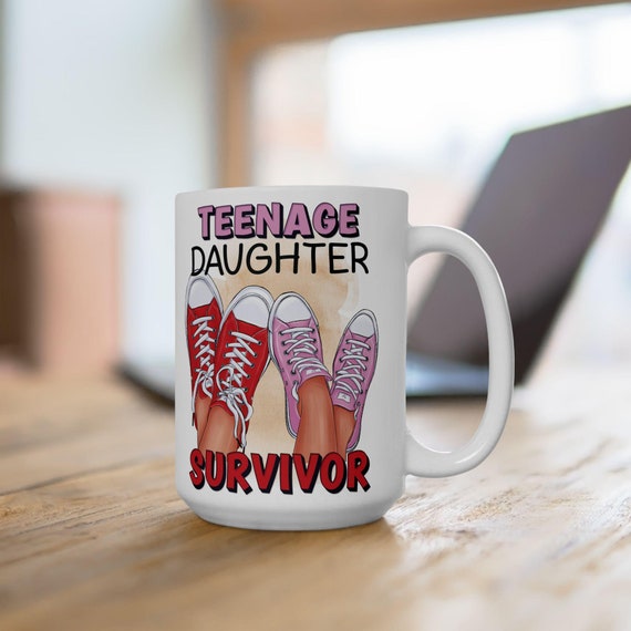 Mom mug, teenager cup, Survivor teenager mug, cup for teenager, cute mom gift, Survivor gift for teenager parent