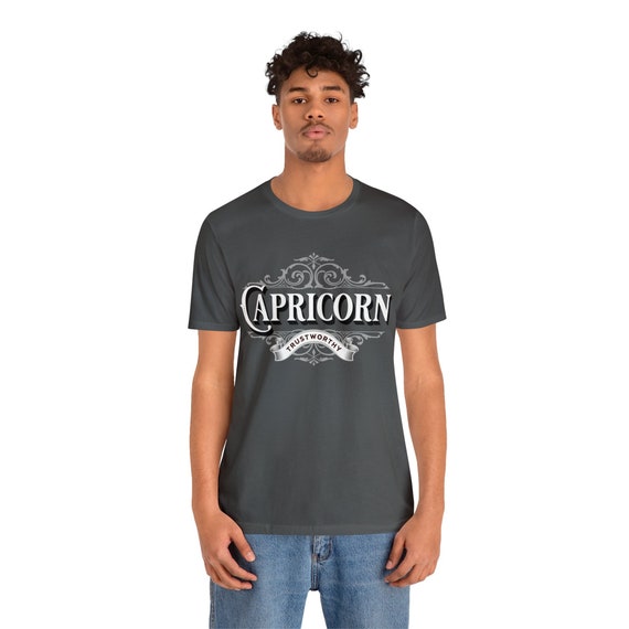 Zodiac Capricorn Shirt, retro Style Astrology Tee, Perfect for Horoscope Enthusiasts, Ideal Birthday Gift, Ideal for Star Sign Followers
