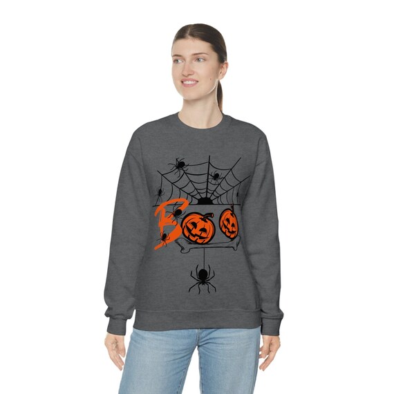 Halloween sweatshirt, Boo sweatshirt, October 31st sweatshirt, spooky sweatshirt, Halloween gift, pumpkin sweatshirt