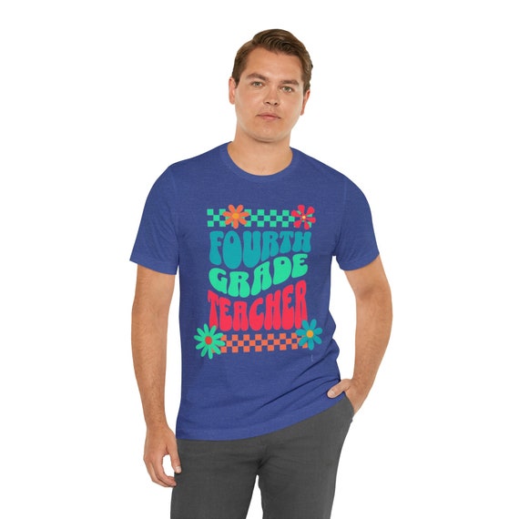 Back to school shirt, fourth grade teacher gift, educator t-shirt, coach shirt, first day of school gift, 4th grade teacher tee