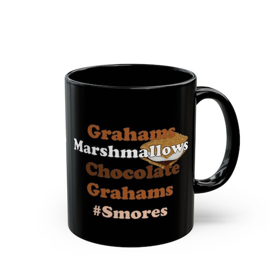 Camping Mug | Smores Marshmallow & Chocolate Cup | Fun Gifts for Campfire Lovers | Perfect for Coffee or Tea