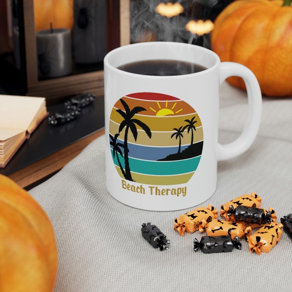 Summer cup, Vacation mug, therapy mug, relaxation gift, summer gift