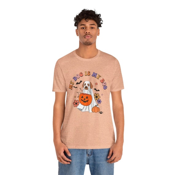 Dog boo shirt, Halloween dog t-shirt, Dog Halloween tee, Perfect for Spooky Season Wear, Unique Gift for Dog Lovers