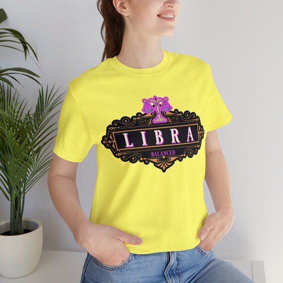 Libra zodiac sun sign shirt, astrology lover t-shirt, gift for astrologer, unique birthday gift for zodiac lovers, gift for star sign