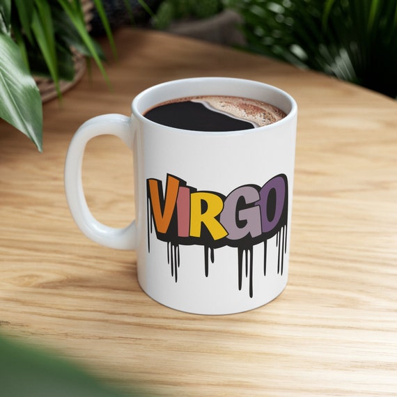 Zodiac sign mug, Virgo cup, astrology gift, gift for astronomist, astronomer mug, constellation cup