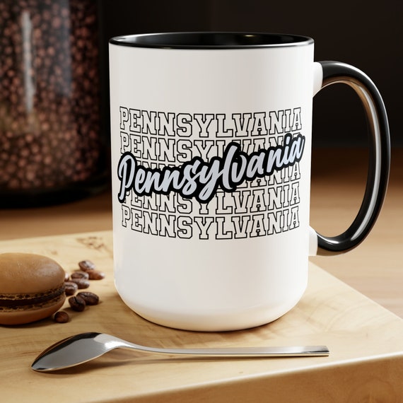 State pride cup, friend moving gift, relocation mug, goodbye gift, Pennsylvania mug