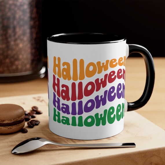 Halloween retro mug, Halloween cup, Retro Halloween mug, Halloween cup, Halloween gift, Spooky fall gift