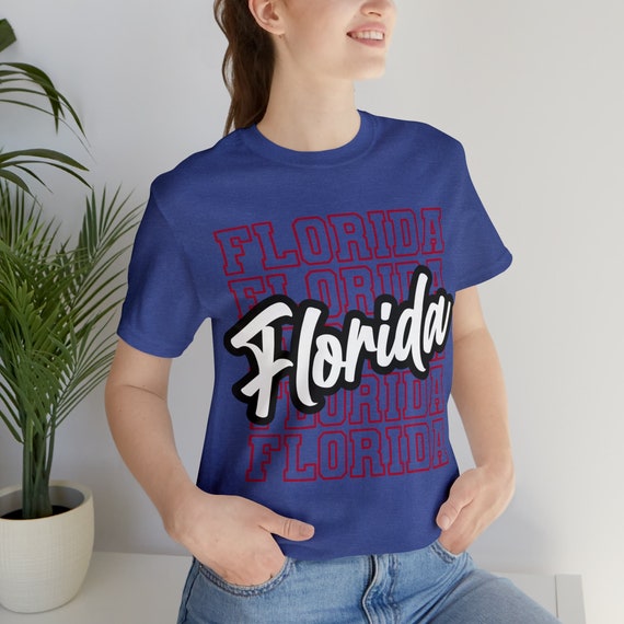State shirt, farewell gift, Florida colors t-shirt, moving tee, relocation shirt, relocation t-shirt