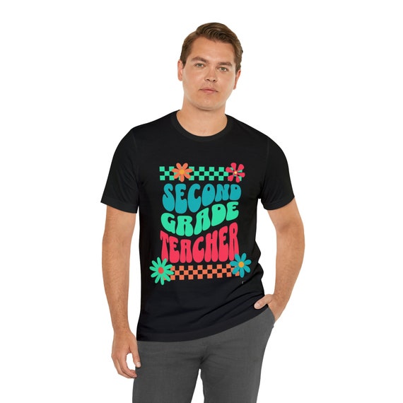 Back to school shirt, second grade teacher gift, educator t-shirt, coach tee, first day of school gift, 2nd grade teacher shirt