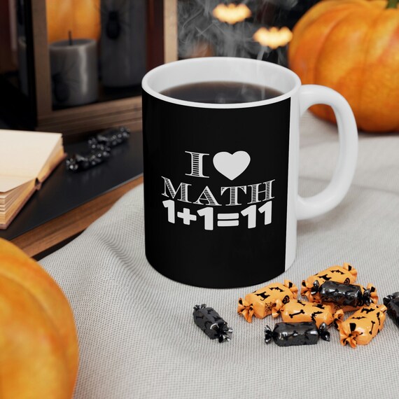 I love math mug, Math teacher cup, teacher mug, educator cup, professor gift, educator gift