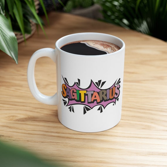 Zodiac sign mug, Sagittarius gift, astrology cup, constellation mug, Astronomy cup, astronomer gift