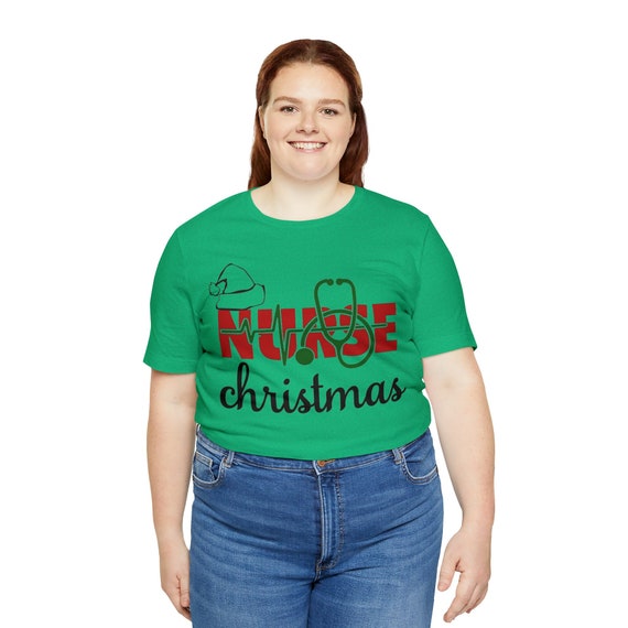 Christmas nurse shirt, Christmas gift, holiday t shirt, Registered nurse gift, RN shirt, LPN t-shirt