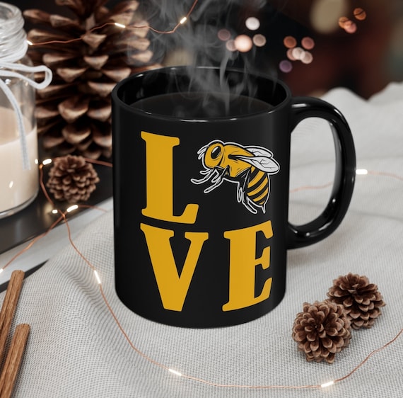 Bee love mug, bee lover gift, apiarist cup, bee keeper mug, bee lover cup