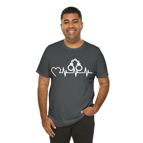 Correctional officer shirt, Police officer heartbeat t shirt, correction officer t-shirt, Officer gift, correctional officer gift