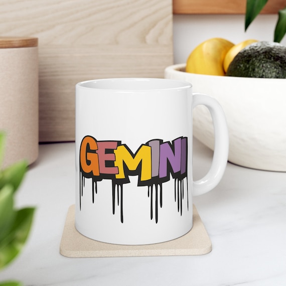 Zodiac sign cup, Gemini mug, astrology gift, gift for astronomist, astronomer mug, constellation cup