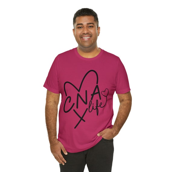 CNA life shirt, nursing t-shirt, nurse life, heart shirt, gift for nurse, gift for CNA