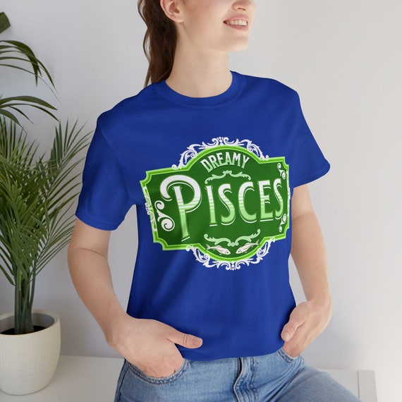 Zodiac Pisces shirt, astrological retro tee, unique birthday gift for Pisces friend, zodiac themed t-shirt, astrology lover gift