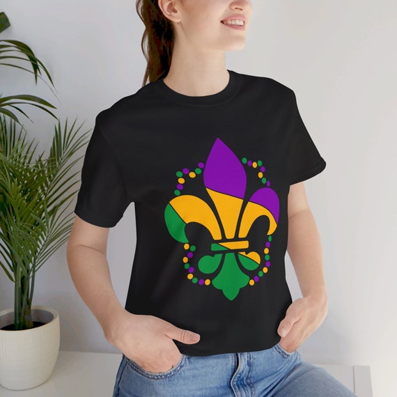 Mardi Gras Flag - Celebration Lips Fleur De Lis Gift Women T-Shirt Mardi Gras Flag - Celebration Lips Fleur De Lis Gift Women T-Shirt