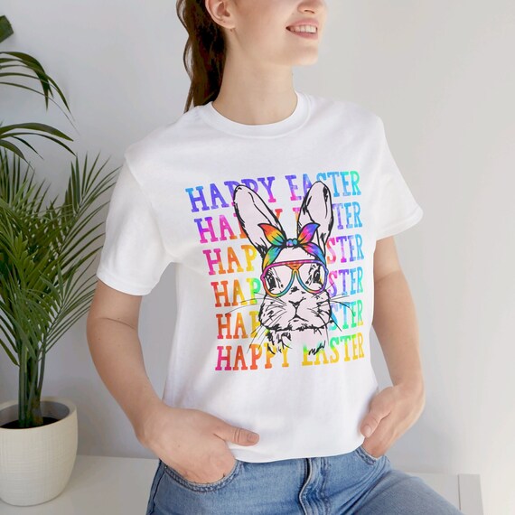 Couquette Rabbit with glasses shirt , Retro bubble gum pink bow tie rabbit tee, Easter bunny with glasses tshirt, Easter gift