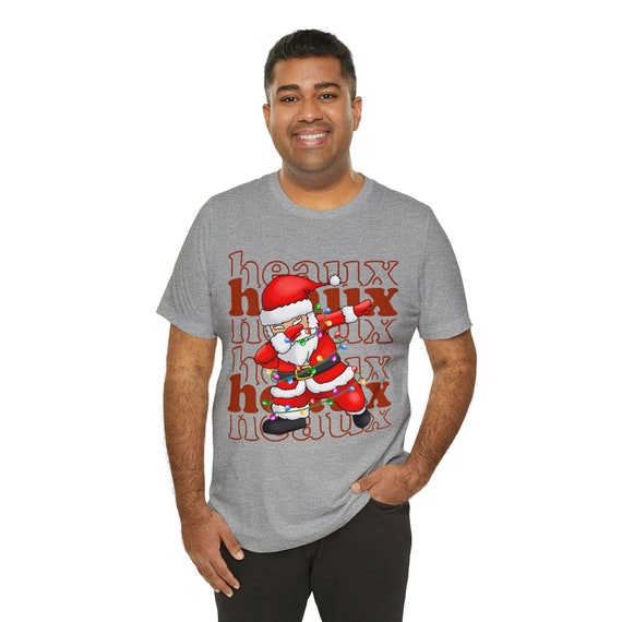 Santa dancing shirt, Saint Nick dabbing t-shirt, gift for Christmas, Kris Kringle Holiday tee, gift for dad