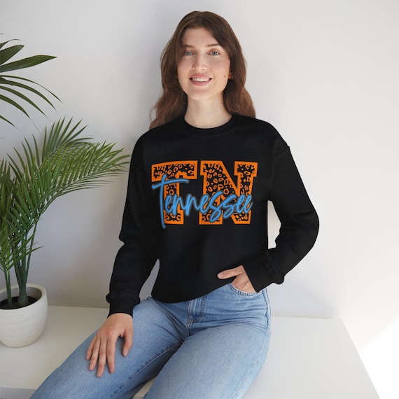 Leopard Tennessee sweatshirt, Tennessee pullover, Leopard Tennessee Sweatshirt, Tennessee Fan gift, Gifts for College Student, state sweater