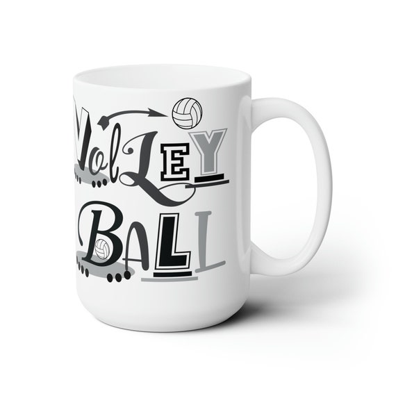 VOLLEYBALL MUG, volleyball Mom Gift, Sport Mug, Coach Sport Cup, Athletic Gift Mug, Banquet Gift, Retirement for Coach, Personalized Tumbler
