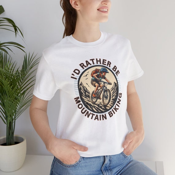 Mountain Biking Tee, Outdoor Adventure Shirt, Cycling T-Shirt, Mountain Bike Lover Gift, Trail Riding Top, Bike Enthusiast Apparel