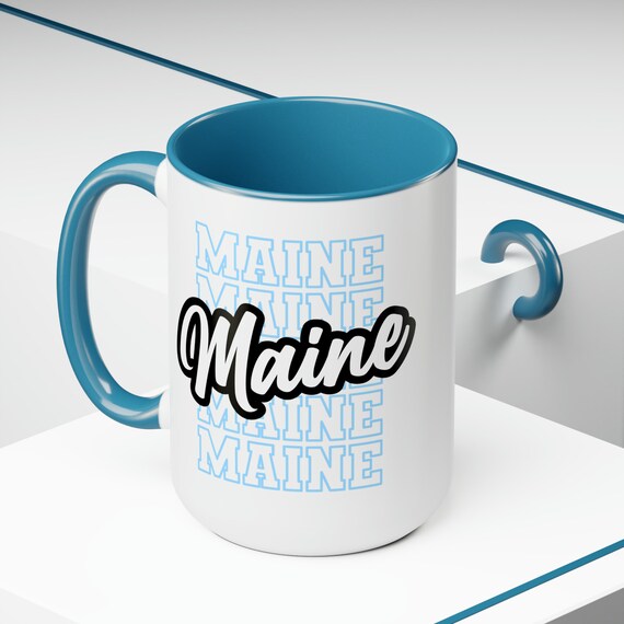 State pride mug, farewell gift, friend moving gift, Maine state cup, home mug