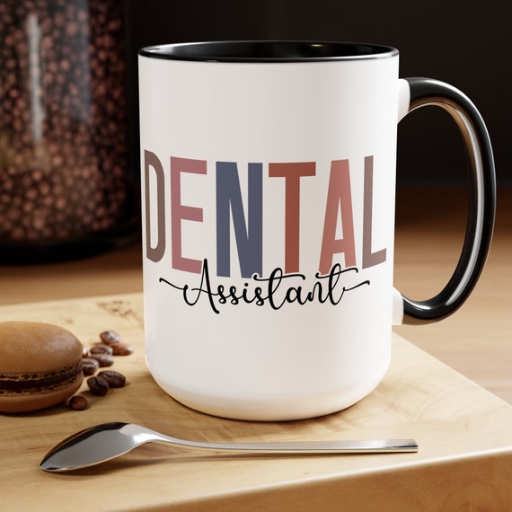 Dental Assistant mug, RDA cup, CDA mug, dental assistant gift, graduation gift, dental cup