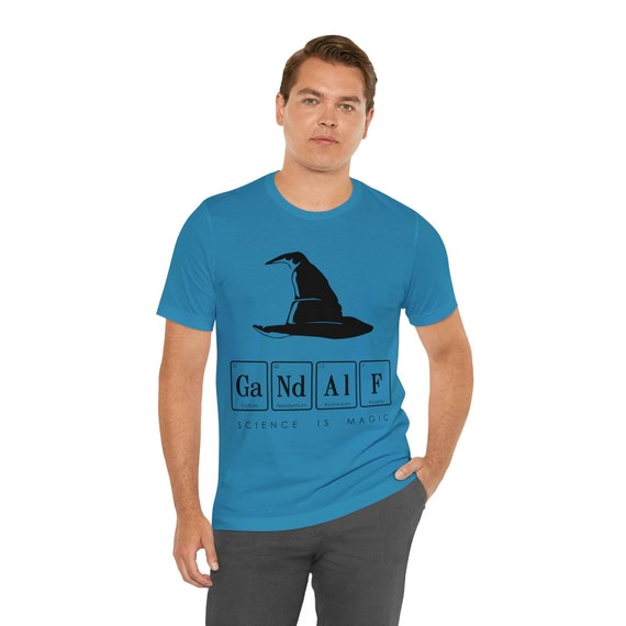 Gandalf, Gandalf shirt, Science t-shirt, gift for science teacher, Science professor gift, Gandalf hat shirt