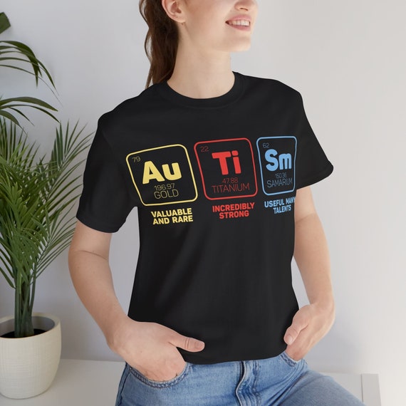 Autism element shirt, Neurodiversity t-shirt, Autism awareness tee, gift for neurodiverse, Awareness month gift
