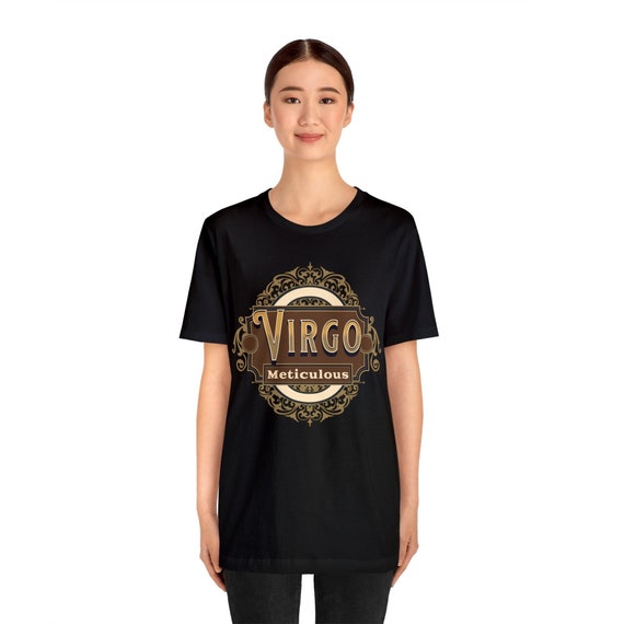 Virgo Zodiac Shirt, Retro-inspired Zodiac Tee, Perfect for Astrology Enthusiasts, Unique Birthday Gift for Virgo Friend, Retro Zodiac Design