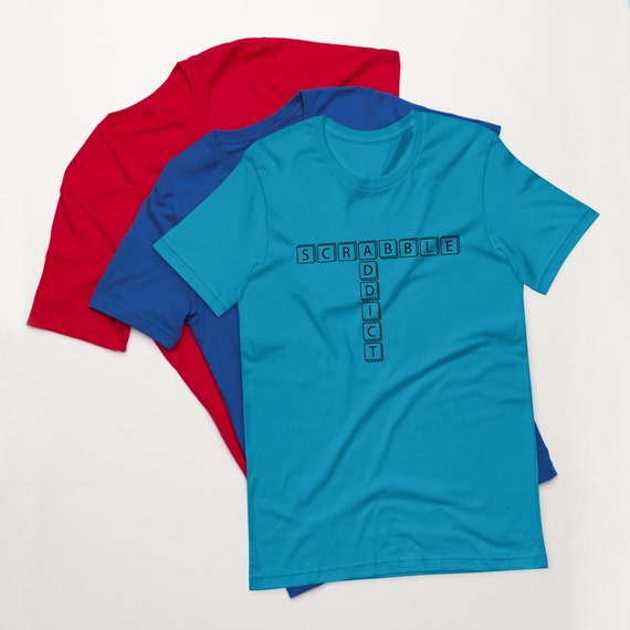 T-shirt for Scrabble addict word lover shirt gamer tee gift for everyone