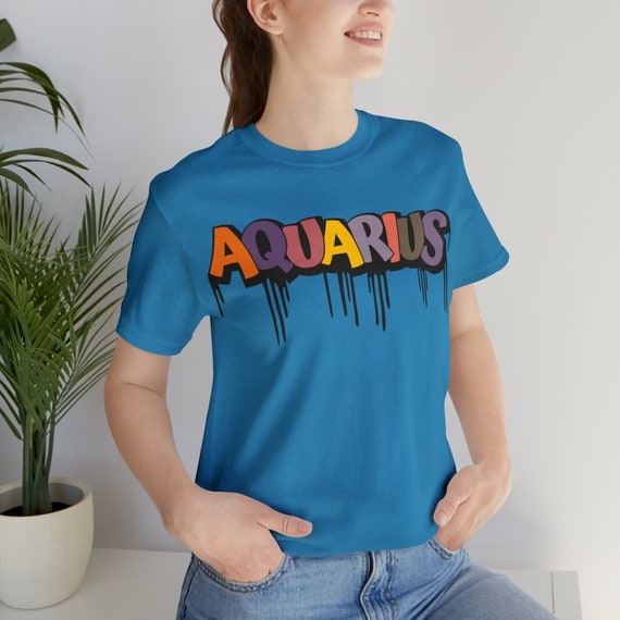 Zodiac sign shirt, Aquarius t-shirt astrology gift, gift for astronomist, astronomer shirt, constellation tee