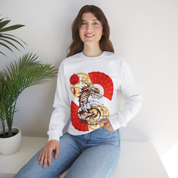 Chinese New Year sweatshirt, Lunar year sweater, Dragon new year sweater, Chinese new year gift, dragon gift, gift for Chinese year