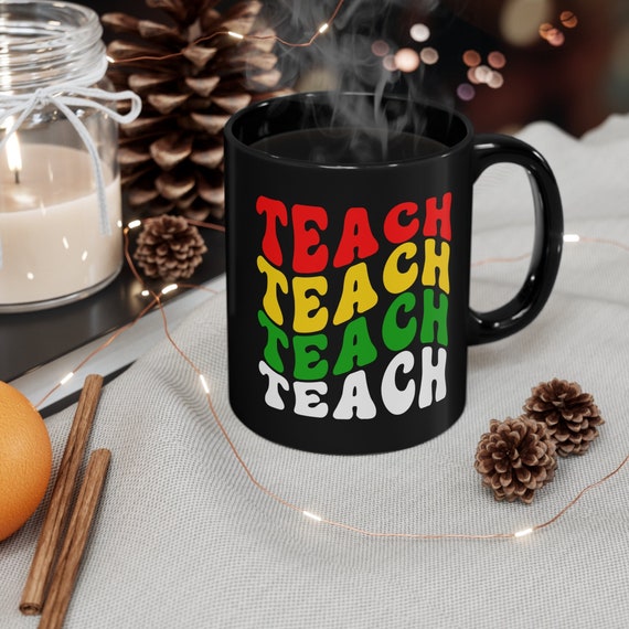 Teacher mug, Teacher cup, Retro teacher mug, educator gift, teacher gift, professor cup, gift for teacher