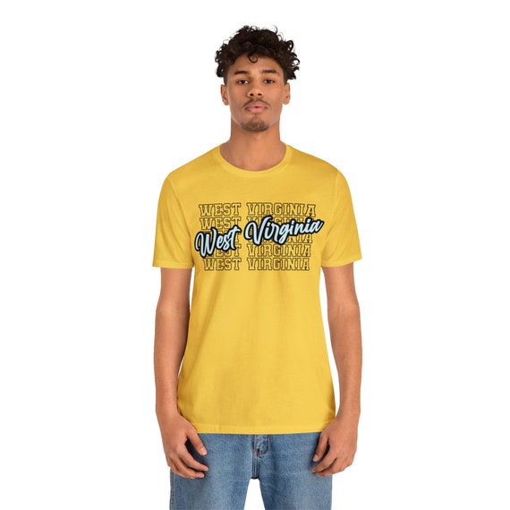 West Virginia Shirt with state pride colors farewell gift for friend moving West Virginia t shirt moving gift