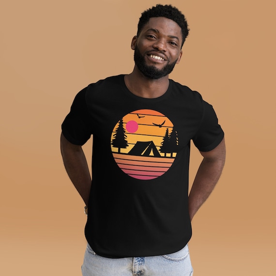 Outdoor camping tee, gift for her, gift for him, outdoor shirt, weekend t-shirt