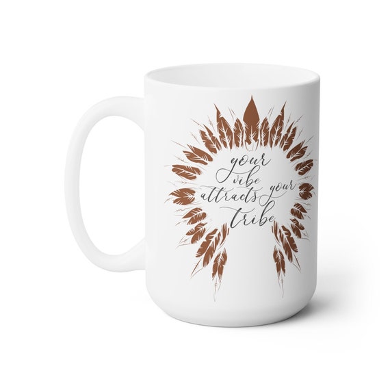 Your Vibe Attracts Your Tribe, Travel Mug, Tribe Gift, Teacher To Be Gift Mug