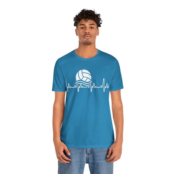 Water polo heartbeat shirt,  Unique Graphic Player Design, Perfect for Sports Lovers, Great Gift for Water Polo Fans