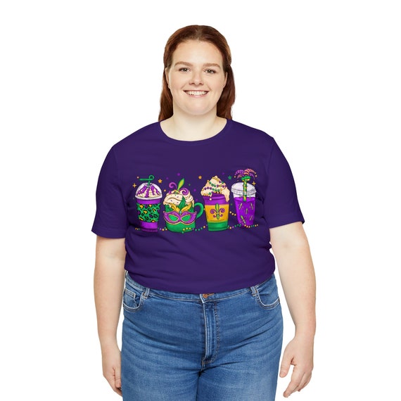 Mardi Gras shirt, Festival drink t-shirt, Carnival Tee, NOLA coffee gift,
