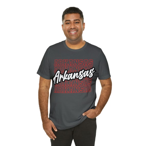 State shirt, Arkansas t-shirt, moving gift, relocation gift, Spirit shirt, state colors t-shirt
