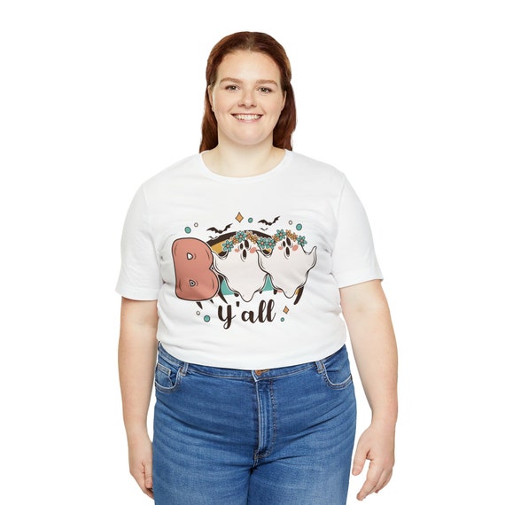 Halloween Boo Yall shirt, western Boo t shirt, Halloween western gift, Boo Yall t-shirt, southern tee, southern gift