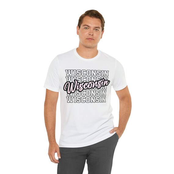 Wisconsin State pride shirt, farewell gift, friend moving gift, moving t shirt, Wisconsin shirt, state colors tee