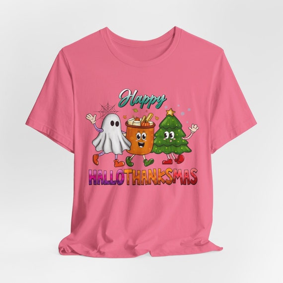 Hallothankmus shirt, Holiday Season Shirt, Holiday tee, Halloween t-shirt, Thanksgiving tshirt, Christmas t-shirt, Holiday Season Gift