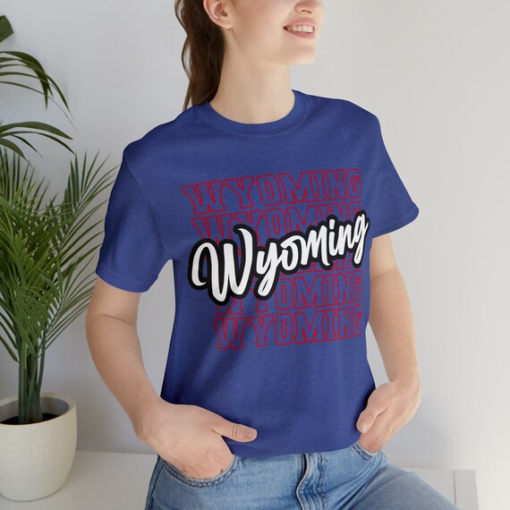 Wyoming State pride shirt, farewell gift, friend moving gift, moving t shirt, Wyoming shirt, state colors t-shirt
